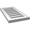 Ekena Millwork Vertical Surface Mount PVC Gable Vent: Functional, w/ 2"W x 1-1/2"P Brickmould Frame, 12"W x 24"H GVPVE12X2402SF - alternate 5